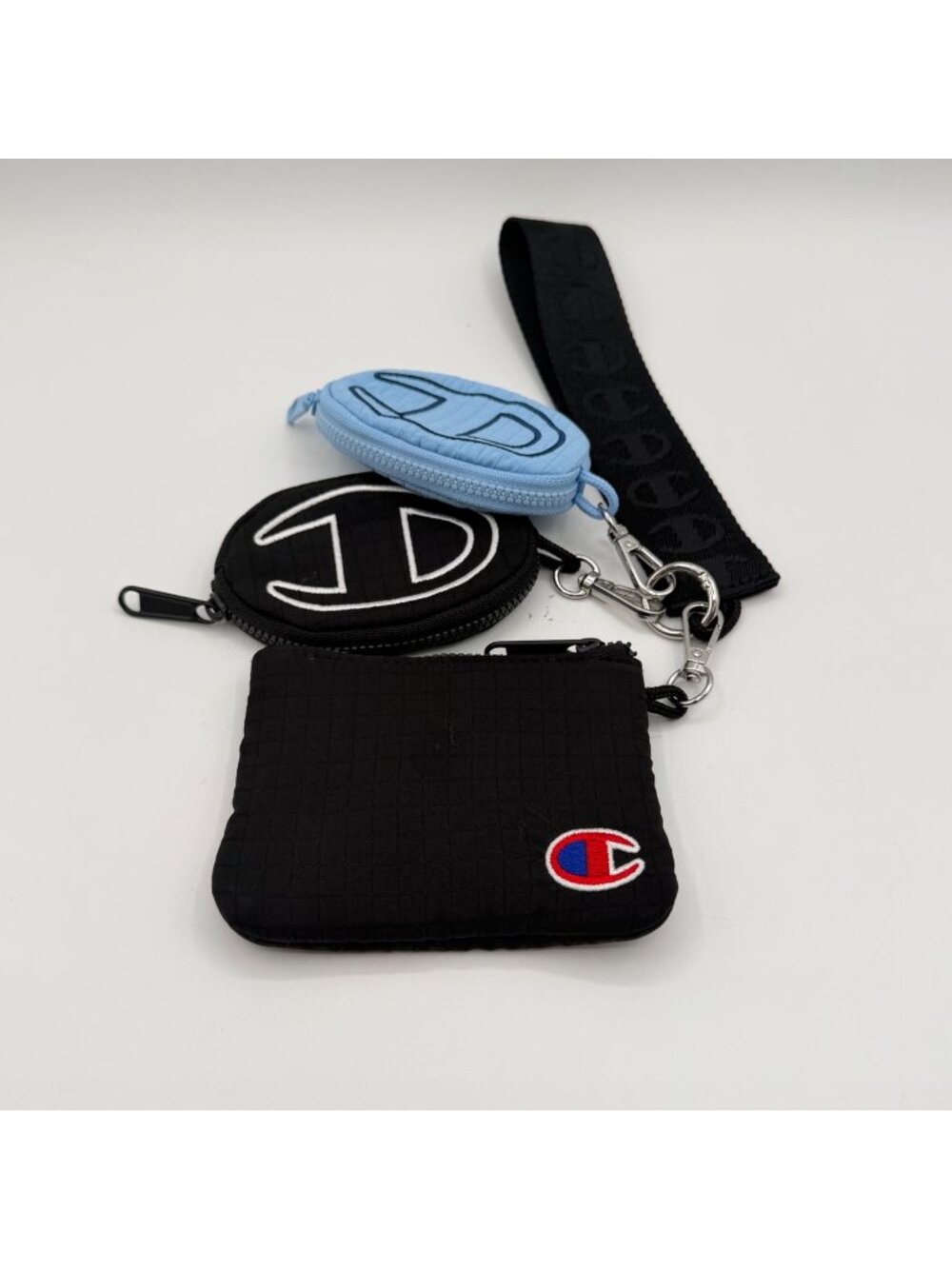 Champion Lanyard Card Holder Keychain Pouch Set